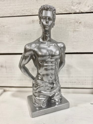 مجسمات Noire الحديثة بعنوان فريدوم ارتفاع 23 سم وع...