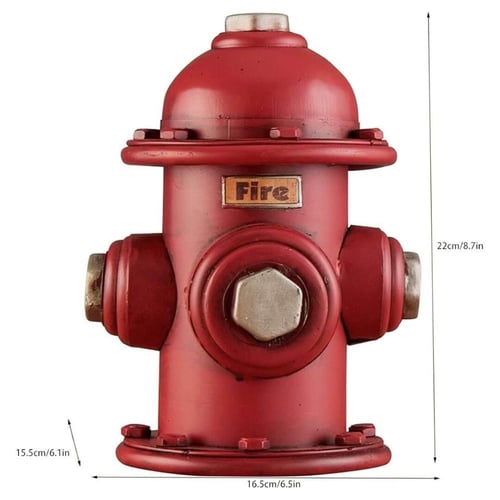 ديكور حديد مع حصالة بشكل مطافي