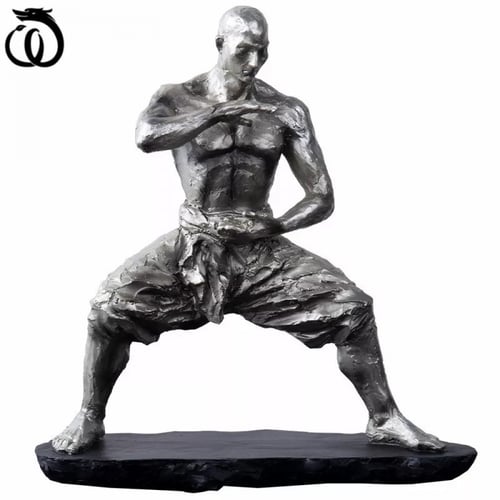 مجسمات مودرن تايكوندو لون فضي لؤلؤي