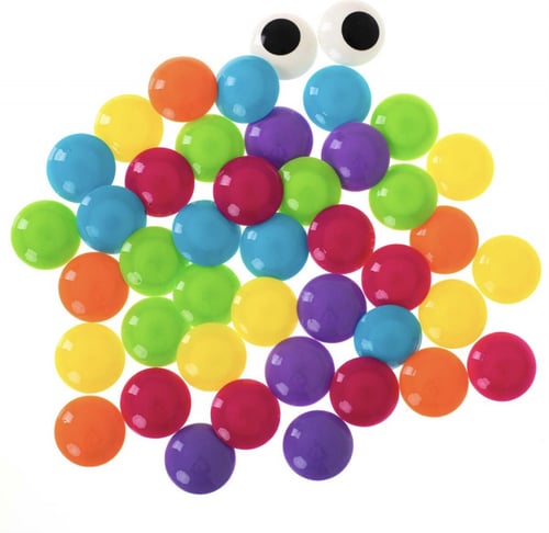 تركيب الازرار الملونة