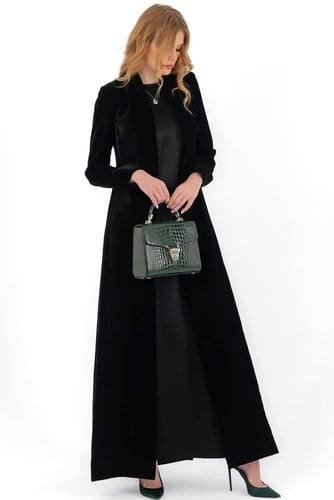 مون بليزر - مخمل اسود