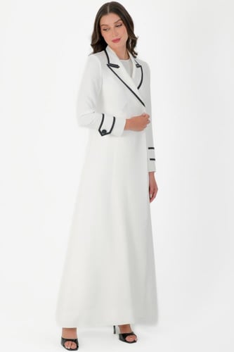 كاجوال 2 بليزر - أوف وايت