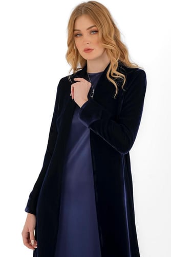 مون بليزر - مخمل كحلي