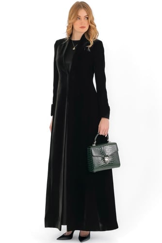 مون بليزر - مخمل اسود