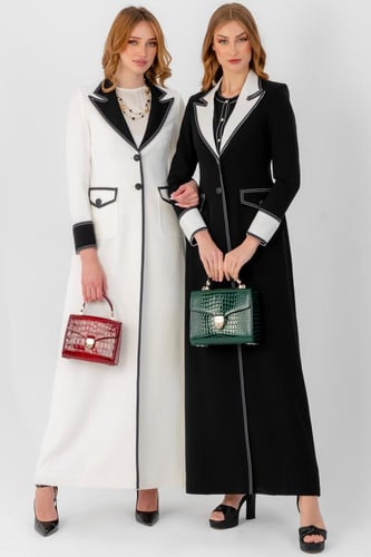 قلوري 1 بليزر - اسود ياقة أوف وايت