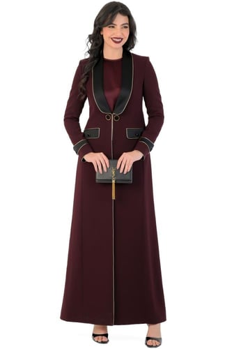 بلاتينيوم ذهبي بليزر - برغندي