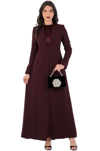 مون بليزر - برغندي