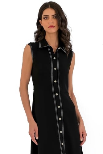 فستان ليدي - أسود