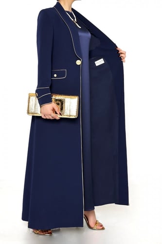 بلاتينيوم ذهبي بليزر - كحلي