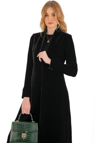 مون بليزر - مخمل اسود