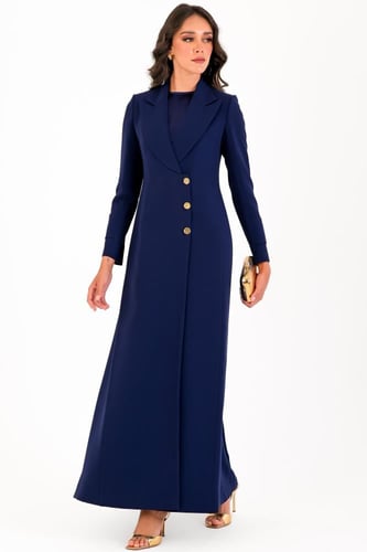 ايليقنت 1 بليزر - كحلي ذهبي