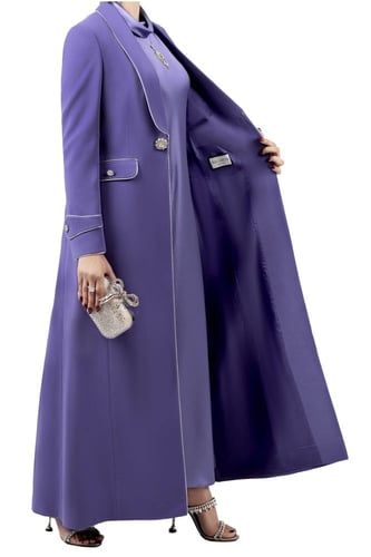 بلاتينيوم فضي بليزر - بنفسجي