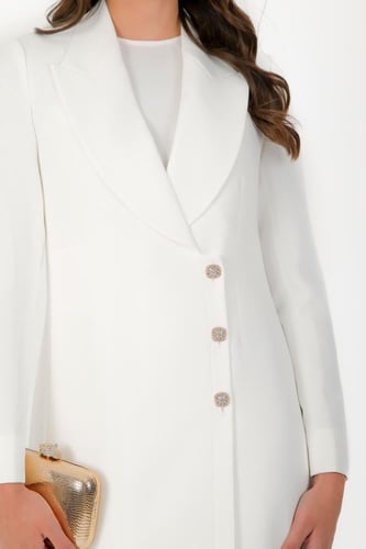 ايليقنت 2 بليزر - أوف وايت