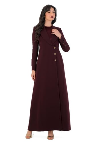 ايليقنت 1 بليزر - برغندي ذهبي