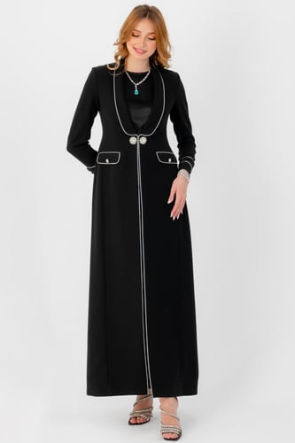 بلاتينيوم فضي بليزر - اسود مطفي