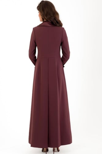 فانسي ساتان بليزر - بني