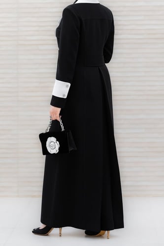 فنتج بليزر - اسود بياقة أوف وايت