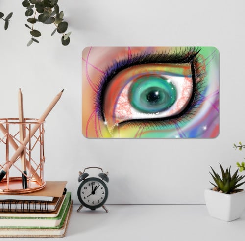 ملصق ( مجرة عيناك ) A5