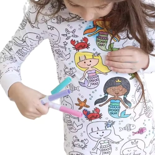 بجامة طفلتك بألوانها المفضلة - طبعة يونيكورن (مع ع...