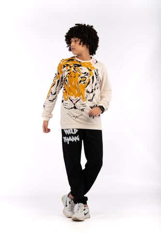 بجامة قطن خريفي/شتوي للعمر المحير