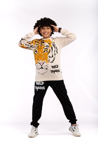 بجامة قطن خريفي/شتوي للعمر المحير