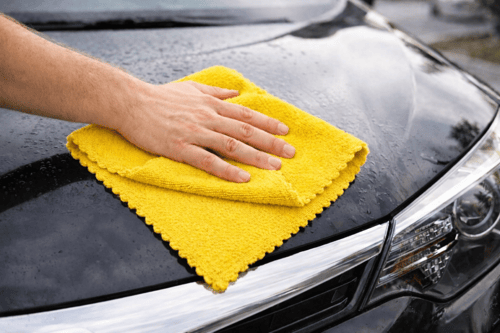 قماش مايكروفايبر 40*40 لون اصفر