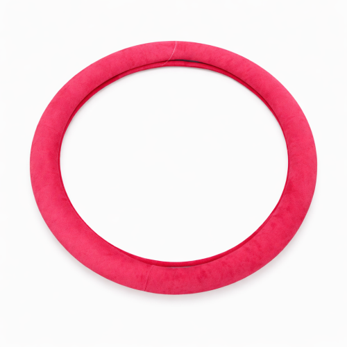 غطاء مقود سيارة مخمل أحمر فاخر – قبضة مريحة ولمسة...