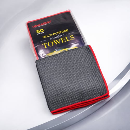 فوطة مايكروفايبر 40×40 لتنظيف زجاج السيارة بدون خط...