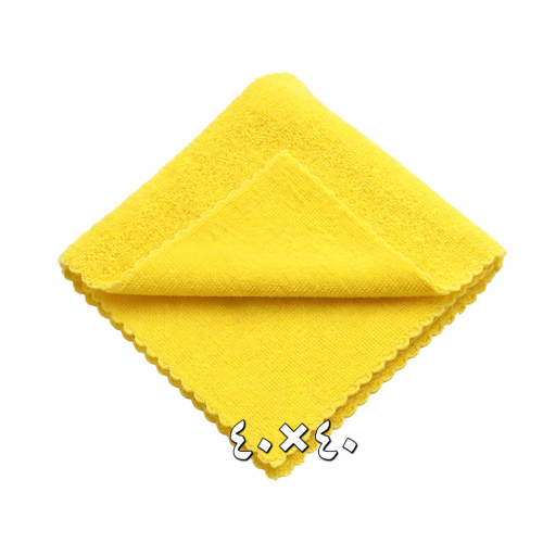 قماش مايكروفايبر 40*40 لون اصفر