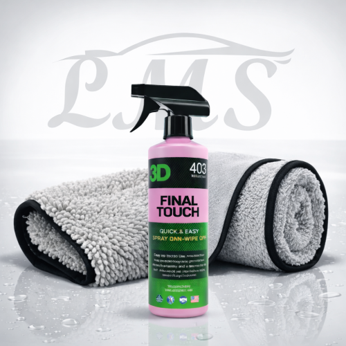 عرض بخاخ واكس 3D Final Touch مع فوطة مايكروفايبر