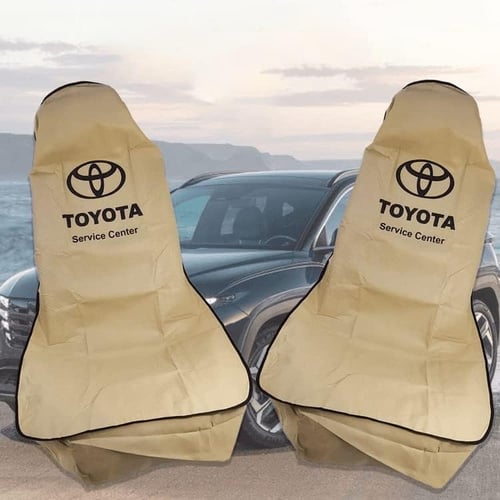 تلبيسة مقعد السيارة بشعار تويوتا ضد الماء والاتساخ