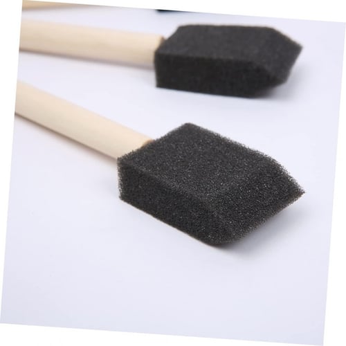 طقم 5 قطع اسفنج سميك بمقبض خشبي لتنظيف فتحات التكي...