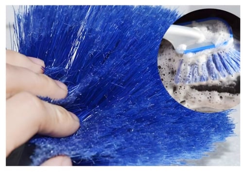 فرشاة تنظيف طويلة مع مقبض مريح لليد