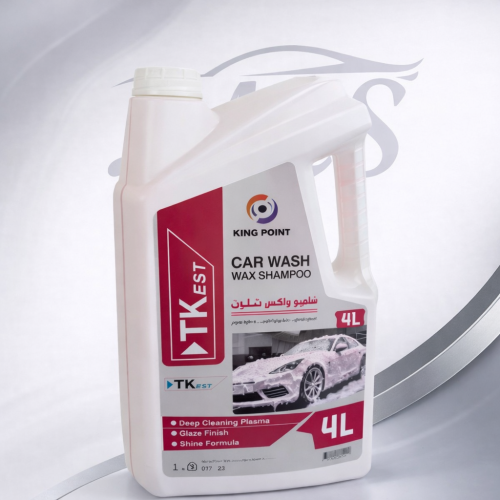شامبو واكس سيارات King Point 4 لتر | Car Wash Wax...