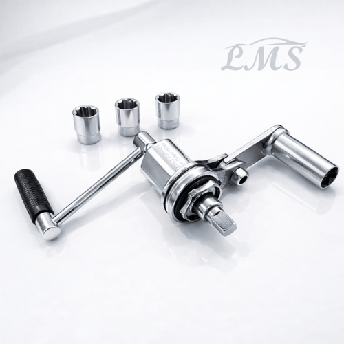 مفتاح فك صواميل الكفر مضاعف عزم 680Nm مع رؤوس احتر...