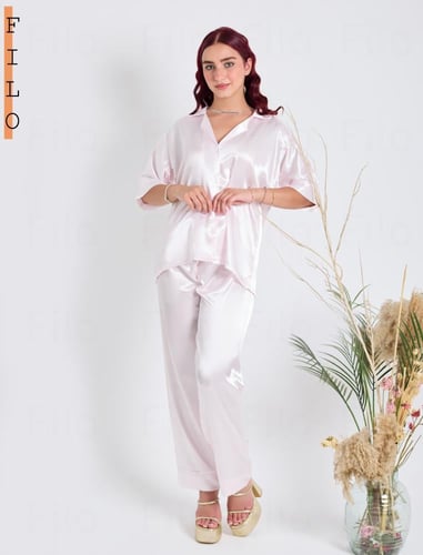 طقم بجاما قطعتين - بنك