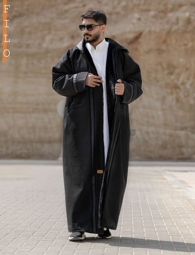 فروه رجالي اسود 2026