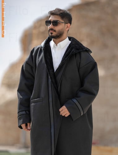 فروه رجالي اسود 2026