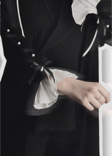 ALINDA VEST - اسود