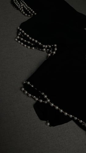 طرحه لولو ابيض وعسلي