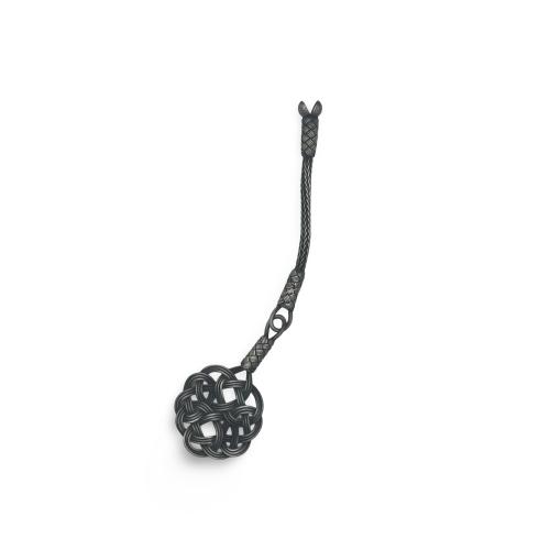 طربزونه فضه بتصميم حلقي و طرف احادي ومشبك كبس. عيا...