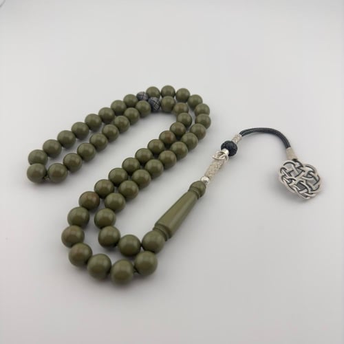 سبحه من البكلايت باللون الاخضر بتفاسير وطربزونه من...