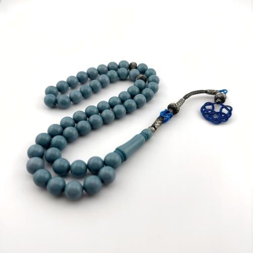 سبحه من البكلايت باللون الازرق الفاتح بتفاسير وطرب...