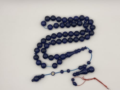 مسباح فاتوران ازرق بتعريقه سوداء 10 ملم