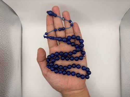 مسباح فاتوران ازرق بتعريقه سوداء 10 ملم