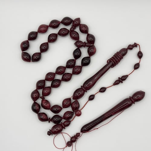 مسباح فاتوران عنابي بتعريقه حمراء