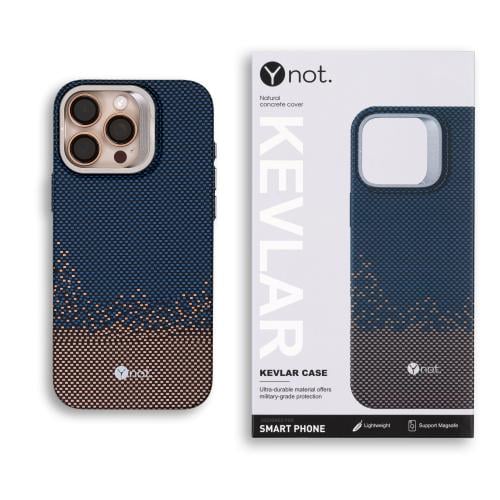 Ynot - جراب حماية كيفلر الماج سيف مع ستاند للكامير...