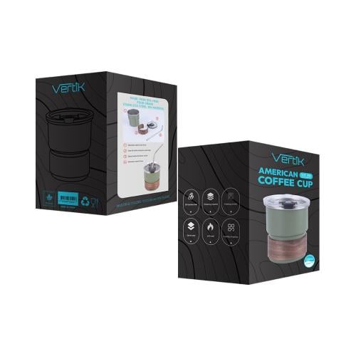 كوب القهوة الأمريكي من VERTIK – تصميم أنيق