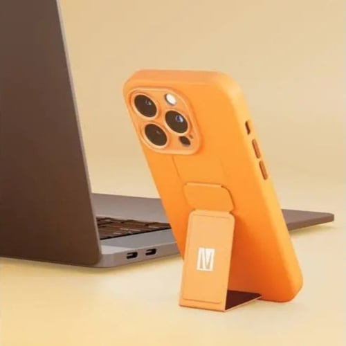 جراب Levelo Morphix من السيليكون مع مقبض جلدي آيفو...