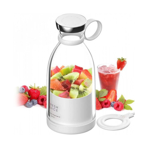 خلاط كهربائي محمول بسعة 350 مل شحن لاسلكي و USB مت...